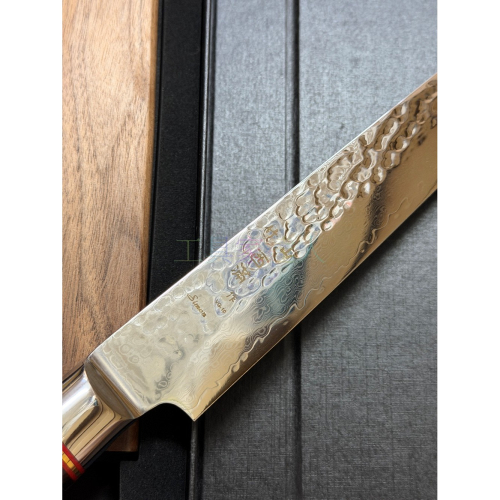 「工具家達人」 西滿 大馬士革 VG-10 8寸 柳刃 沙西米 生魚片 生魚片刀 魚刀 壽司刀 薄刃 大馬士革鋼-細節圖4