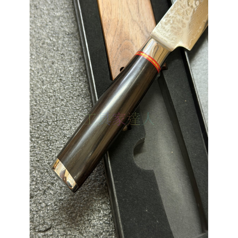 「工具家達人」 西滿 大馬士革 VG-10 8寸 柳刃 沙西米 生魚片 生魚片刀 魚刀 壽司刀 薄刃 大馬士革鋼-細節圖5