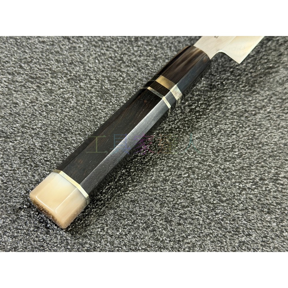 「工具家達人」 竹山 西滿 270mm 刺身先丸 貼鋼 二枚和 筋引刀 料理刀 肉刀 引筋刀 生魚片刀 柳刃-細節圖4