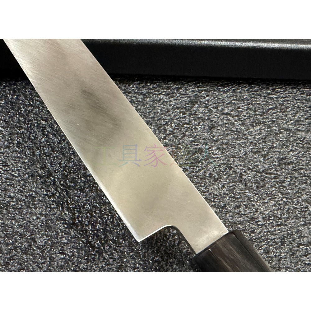 「工具家達人」 竹山 西滿 270mm 刺身先丸 貼鋼 二枚和 筋引刀 料理刀 肉刀 引筋刀 生魚片刀 柳刃-細節圖6