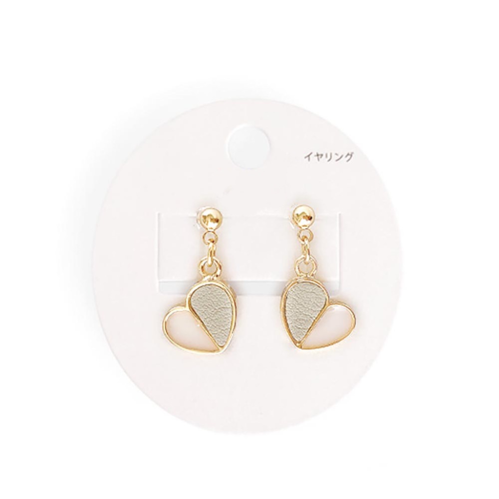 Epo心形樹脂耳環-規格圖2