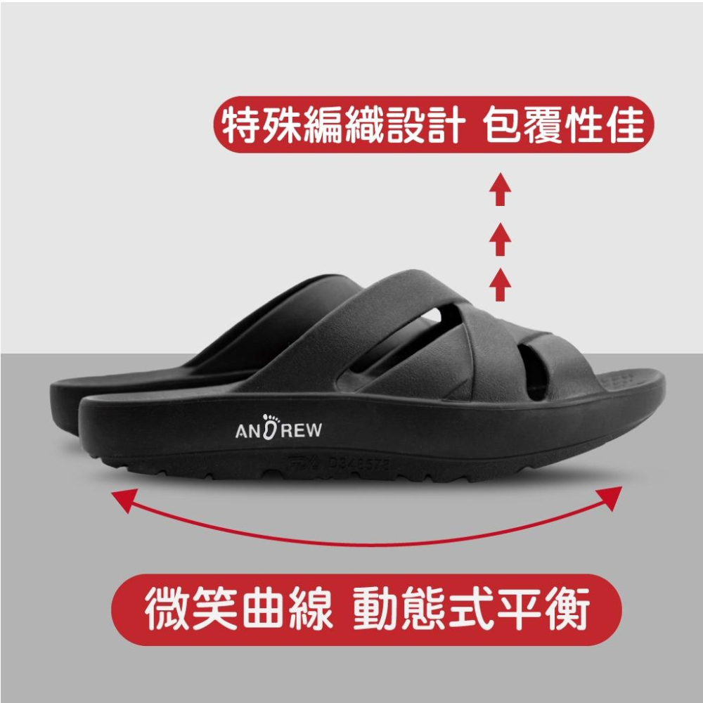 【New Buffalo 牛頭牌】土豆星球 女款 安心拖 葡萄酒紅 人體工學 足弓設計 EVA 一體成型 環保無毒-細節圖4