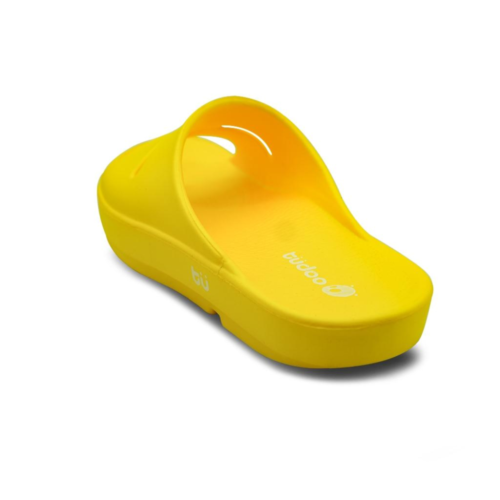 【New Buffalo 牛頭牌】土豆星球 男女款 二代開口款 黃色 人體工學 足弓設計 EVA 一體成型 環保無-細節圖4