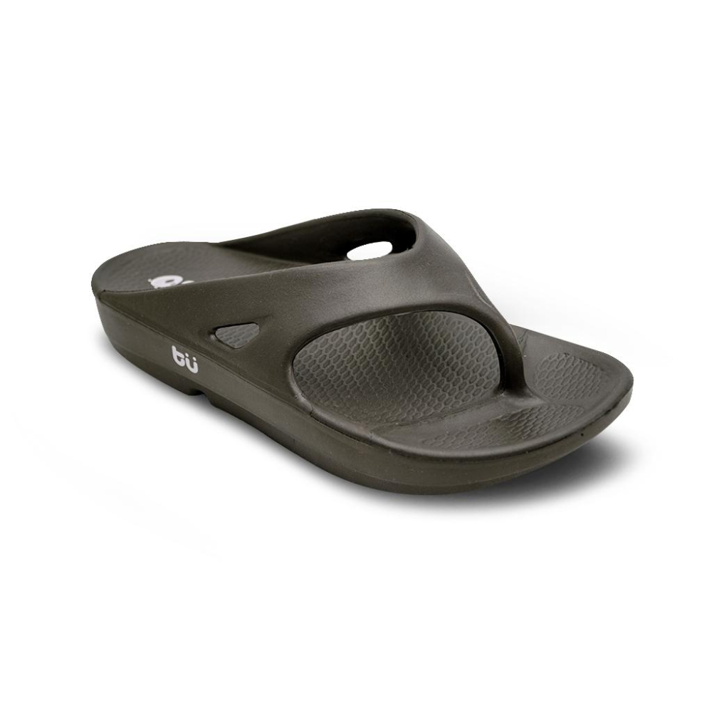 【New Buffalo 牛頭牌】土豆星球 男女款 一代夾腳款 咖啡色 人體工學 足弓設計 EVA 一體成型 環保無毒-細節圖2