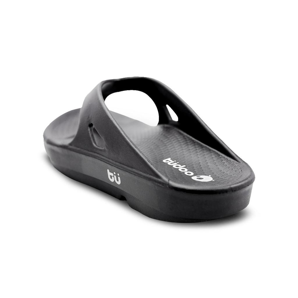 【New Buffalo 牛頭牌】土豆星球 男女款 一代夾腳款 黑色 人體工學 足弓設計 EVA 一體成型 環保無毒-細節圖2