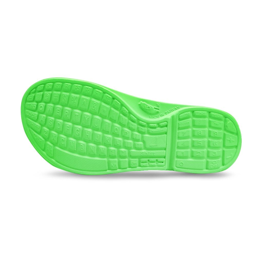 【New Buffalo 牛頭牌】土豆星球 男女款 一代夾腳款 綠色 人體工學 足弓設計 EVA 一體成型 環保無毒-細節圖5