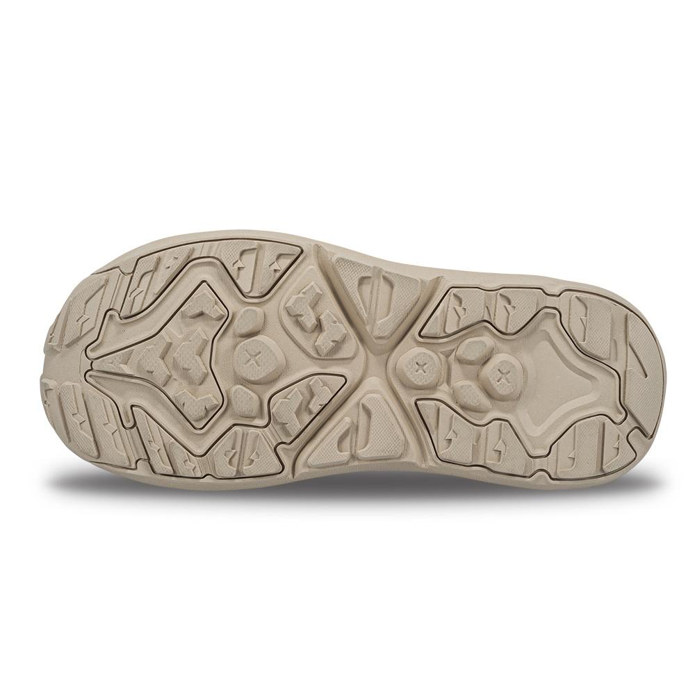 【LOTTO 義大利】女鞋 米色 悠活護趾涼鞋 透氣網布鞋面 自黏帶設計 彈性避震中底 橡膠護趾大底-細節圖3