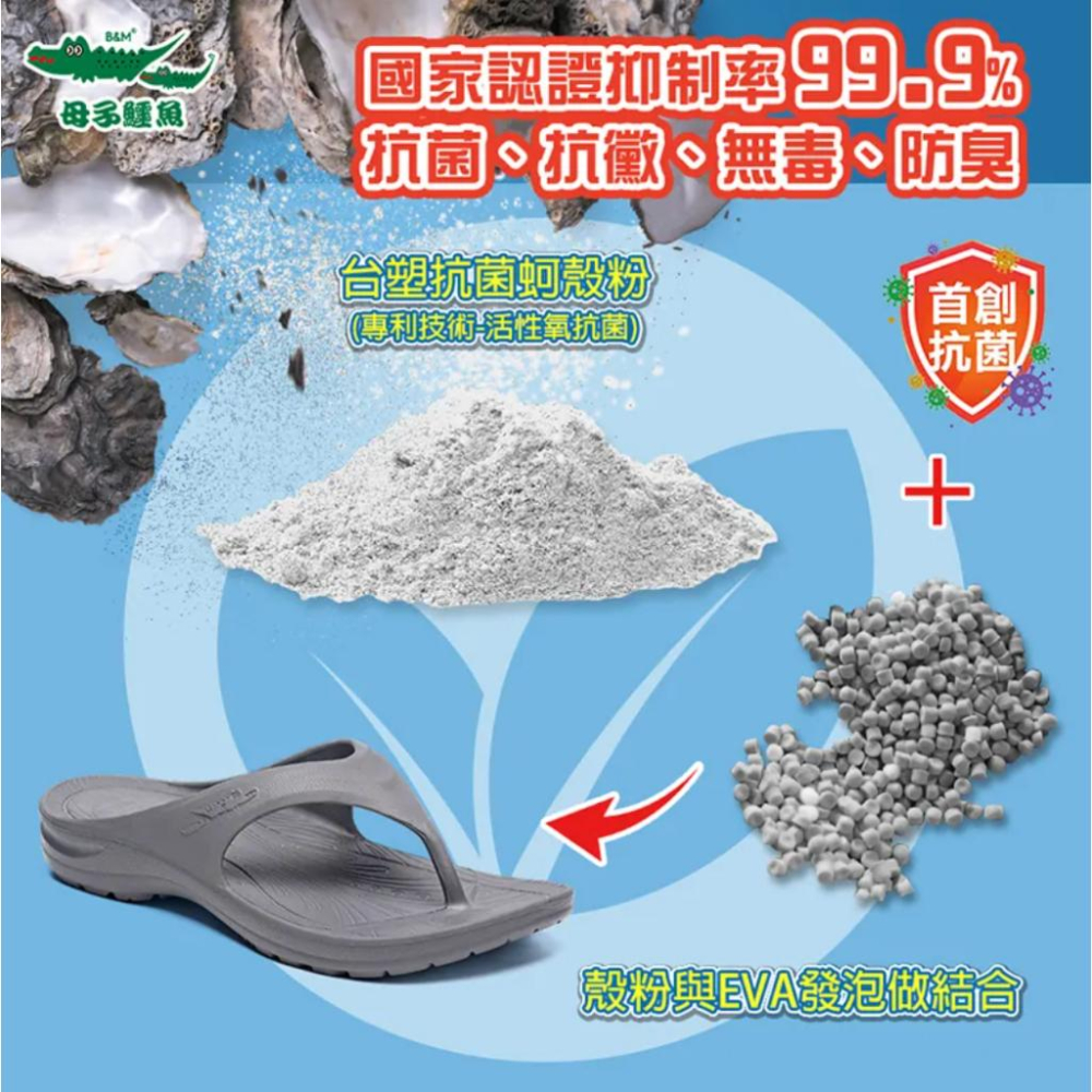 【母子鱷魚】蚵技超跑三代y拖 男女鞋 版型偏大 黑 白 灰 淺黃 深綠 夾腳 拖鞋-細節圖2