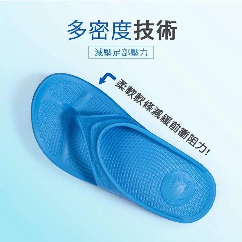 【母子鱷魚】紓壓恢復機能鞋 男女鞋 版型偏大 黑色 白色 藍色 深粉 夾腳 拖鞋-細節圖4