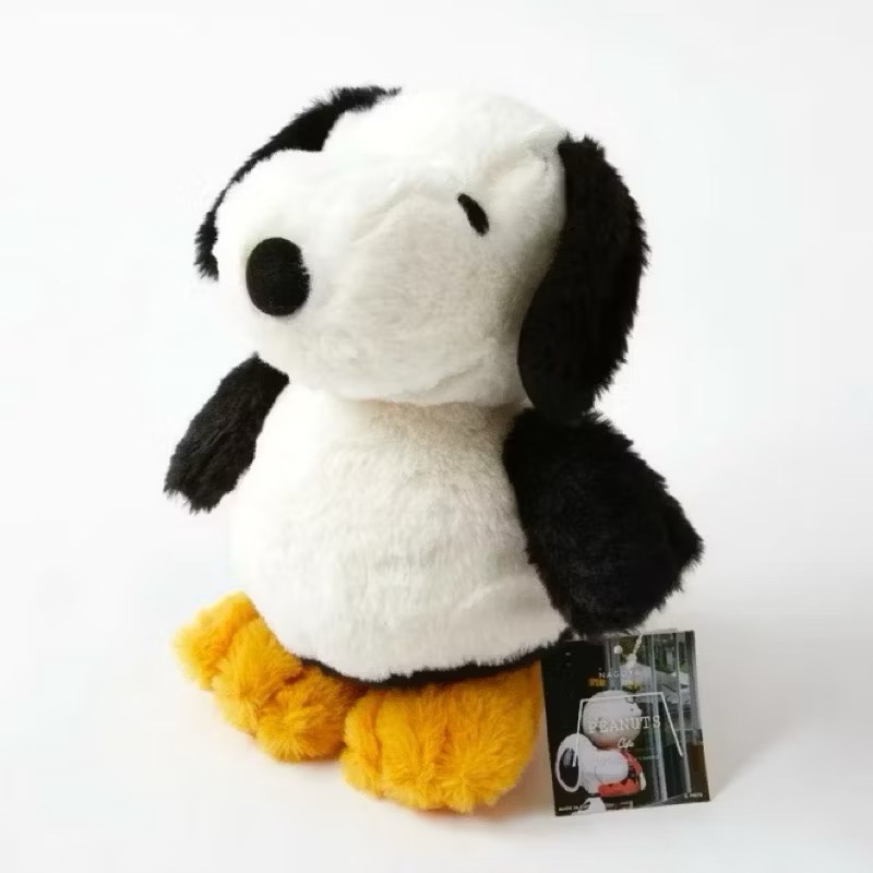 ￼全新絕版限定版 PEANUTS Cafe 名古屋 史努比 限定 鵜鶘鳥 送子鳥 造型SNOOPY史努比別針 玩偶 娃娃-細節圖2
