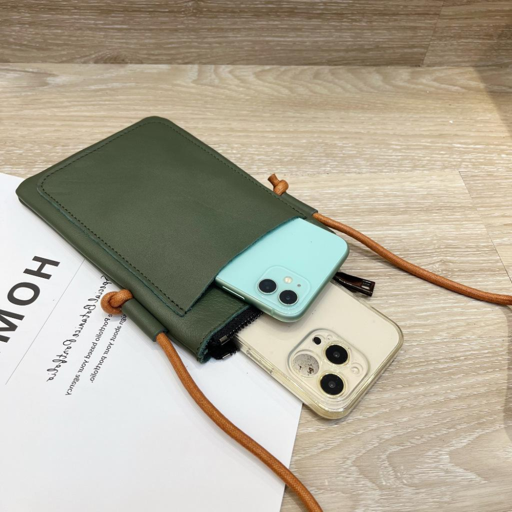 MOLISS｜AirPods 小歐洲手機包 真皮手機包 斜背包 肩背包 側背包 耳機包 相機包 小廢包 小包 男包 女包-細節圖7