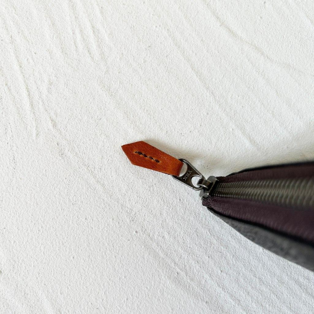 MOLISS｜希爾紋理 L拉鍊質感真皮錢包 頭層牛皮 手作質感 零錢包 鑰匙包 皮夾 短夾 錢包 真皮 小包 禮物 男女-細節圖8