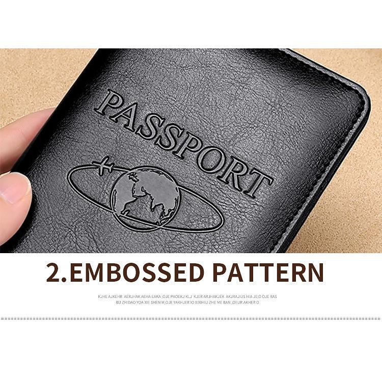 MOLISS｜RFID 環球旅行真皮護照夾 護照套 護照包 防盜刷 防感應 防刮磨 票卡夾 愛旅行 防髒  送禮 禮物-細節圖8