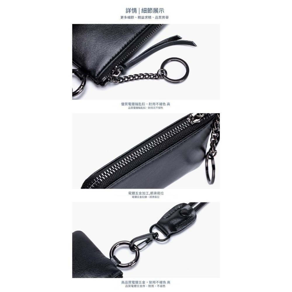 MOLISS｜旅圖掛繩零錢包 真皮零錢包 小牛皮零錢袋 戶外小錢包 背包客 鑰匙包 小禮物 悠遊卡 送禮 男 女-細節圖5