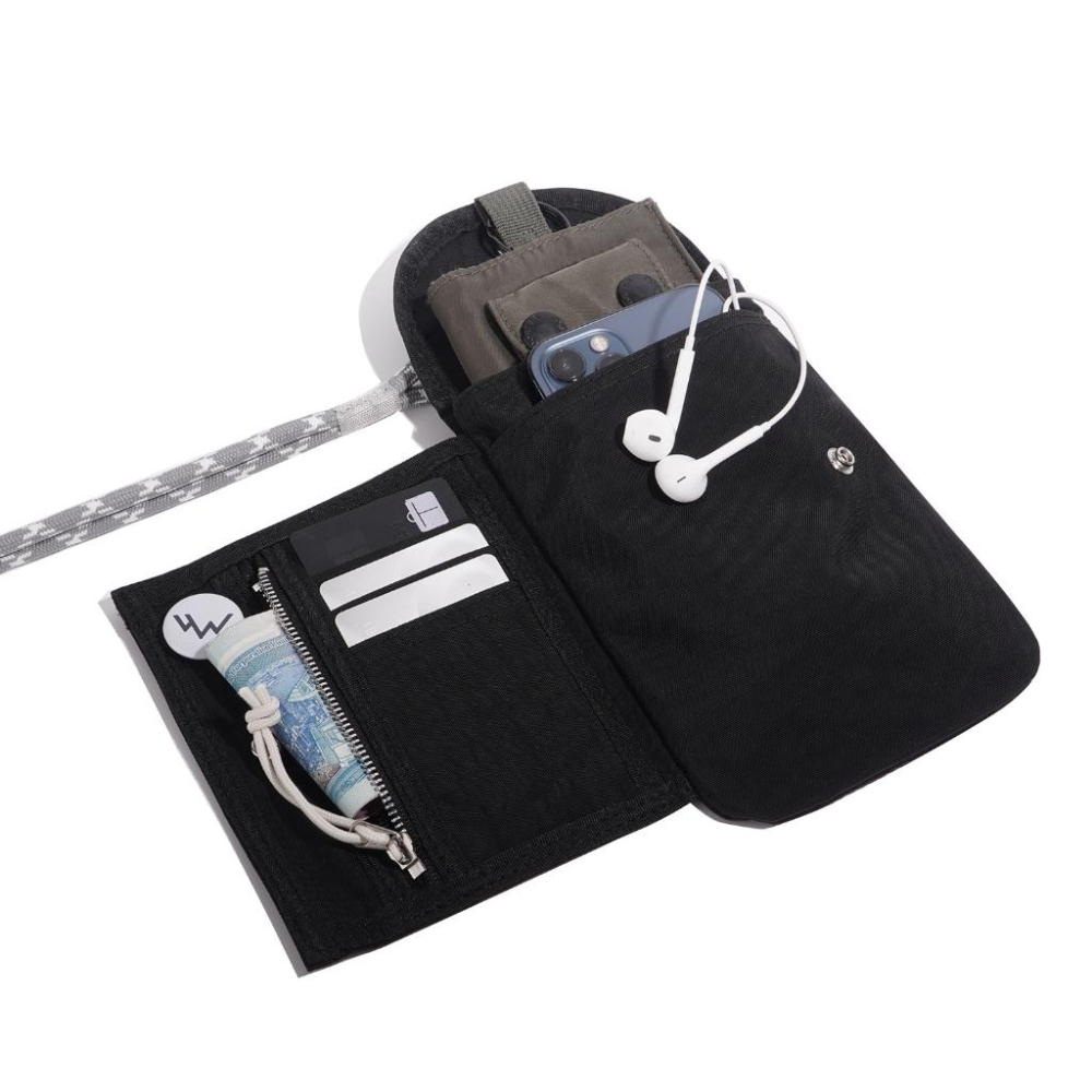 MOLISS｜山脈護照零錢包 機能旅行包 手機包 耳機包 零錢包 斜背包 鑰匙包 露營 工裝 小包 錢包 AirPod-細節圖4