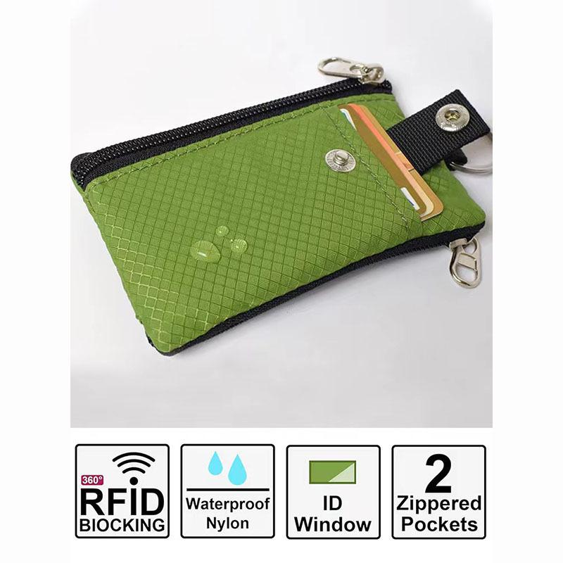 MOLISS｜RFID防盜刷 通勤防潑水零錢包 掛繩零錢包 耳機包 鑰匙包  證件包  露營 工裝 山系 AirPod-細節圖5