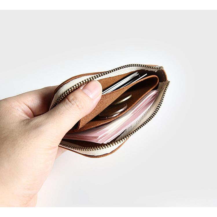 MOLISS｜希爾迷你錢包 YKK L拉鍊質感真零錢包 小禮物 鑰匙包 隨身包 皮夾 短夾 錢包 真皮 禮物 送人 小包-細節圖6