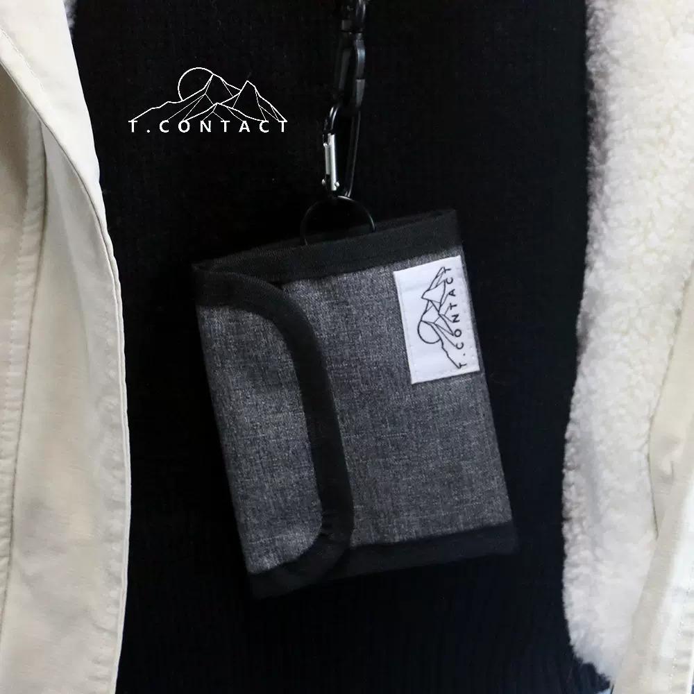 MOLISS｜工裝折疊帆布零錢包 掛繩錢包 機能錢包 AirPods 耳機包 鑰匙包 證件套 悠游卡包 皮夾 旅遊包-細節圖3