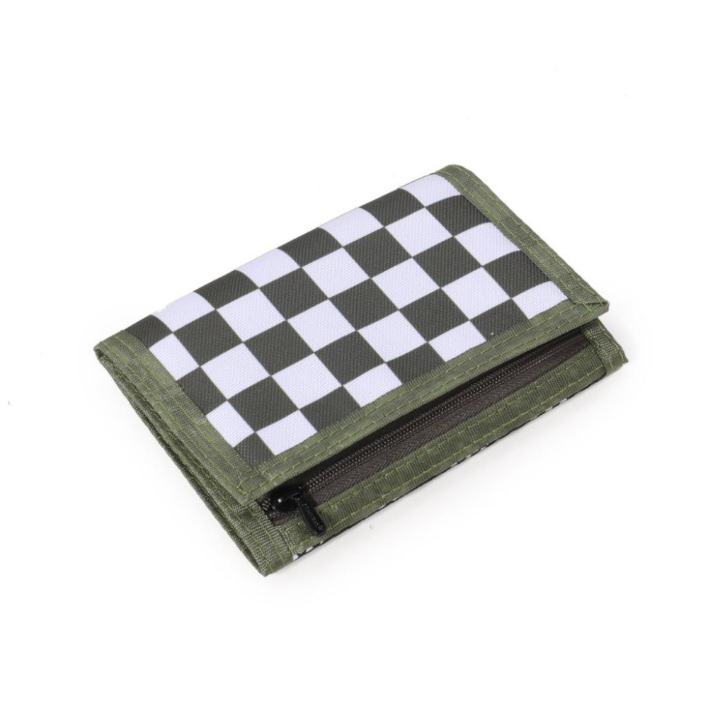 MOLISS｜潮牌格紋零錢包 耐磨損布料 摺疊皮夾  皮夾 男夾 短夾 中夾 長夾 錢包 露營 山系 歐美 VANS 男-細節圖2