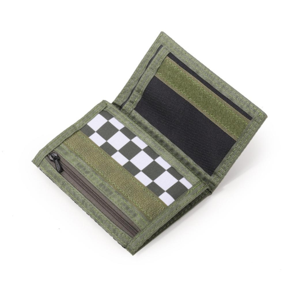 MOLISS｜潮牌格紋零錢包 耐磨損布料 摺疊皮夾  皮夾 男夾 短夾 中夾 長夾 錢包 露營 山系 歐美 VANS 男-細節圖5