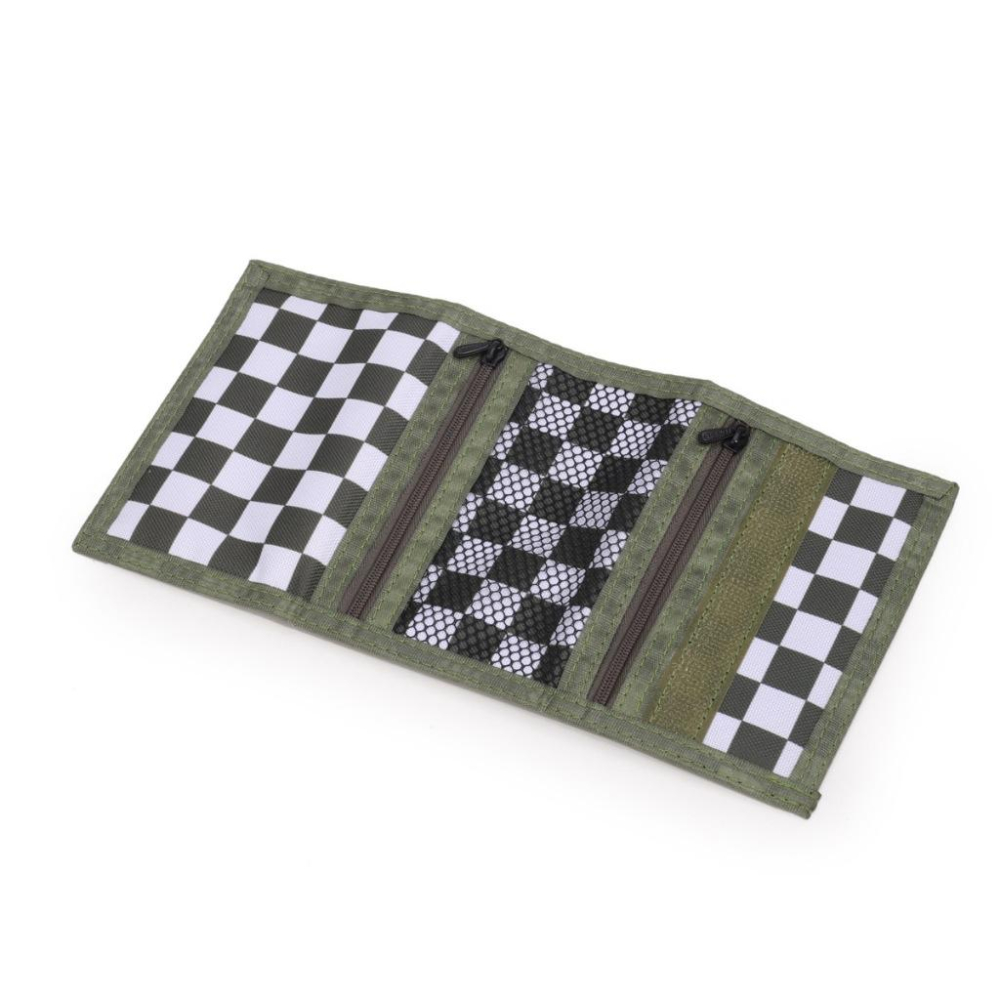 MOLISS｜潮牌格紋零錢包 耐磨損布料 摺疊皮夾  皮夾 男夾 短夾 中夾 長夾 錢包 露營 山系 歐美 VANS 男-細節圖7