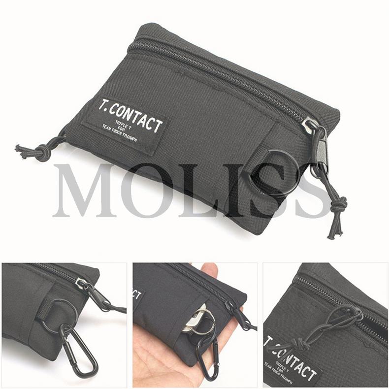 MOLISS｜7color AirPods 工裝零錢包 掛繩零錢包 多工機能包 耳機包 鑰匙包 證件套 悠遊卡 卡包 男-細節圖4