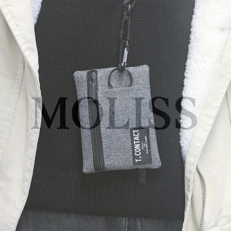 MOLISS｜7color AirPods 工裝零錢包 掛繩零錢包 多工機能包 耳機包 鑰匙包 證件套 悠遊卡 卡包 男-細節圖5