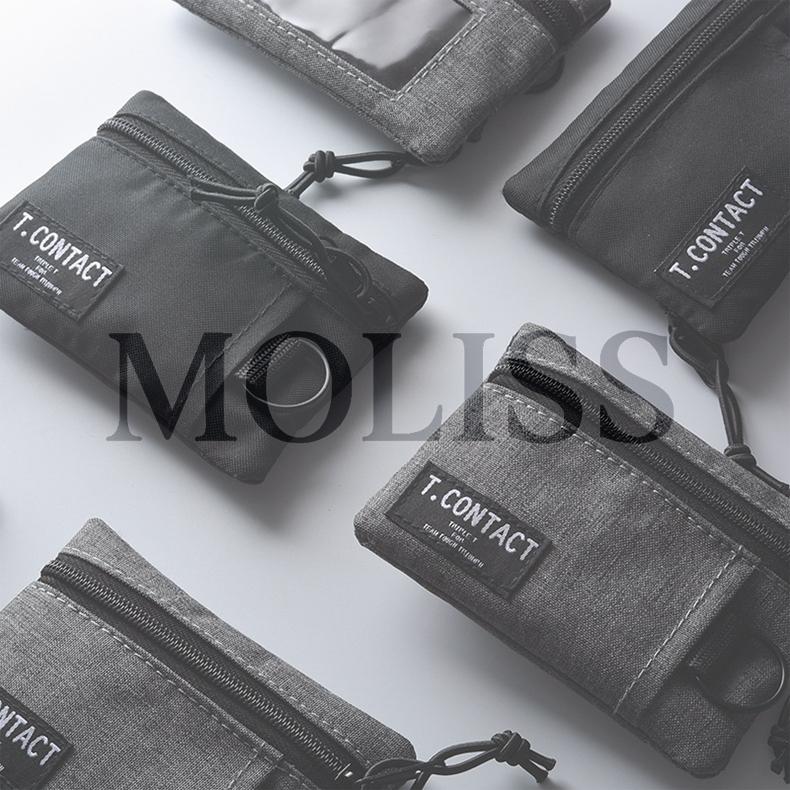 MOLISS｜7color AirPods 工裝零錢包 掛繩零錢包 多工機能包 耳機包 鑰匙包 證件套 悠遊卡 卡包 男-細節圖6