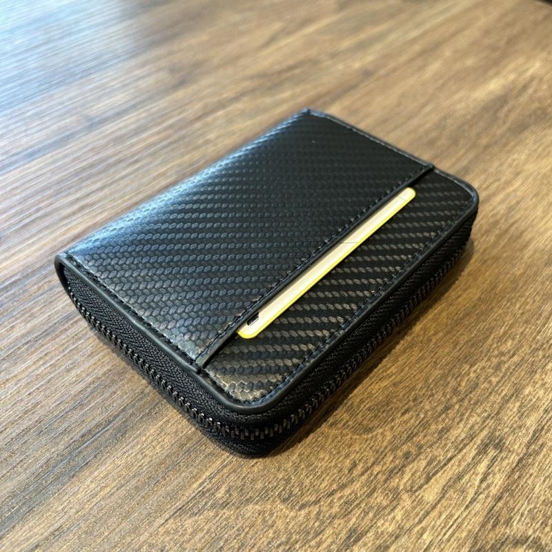 MOLISS｜17color 高質感十字紋小錢包 素皮革零錢包 耐磨小錢包 日式錢包 鑰匙包 皮包 皮夾 短夾 男 女-細節圖6