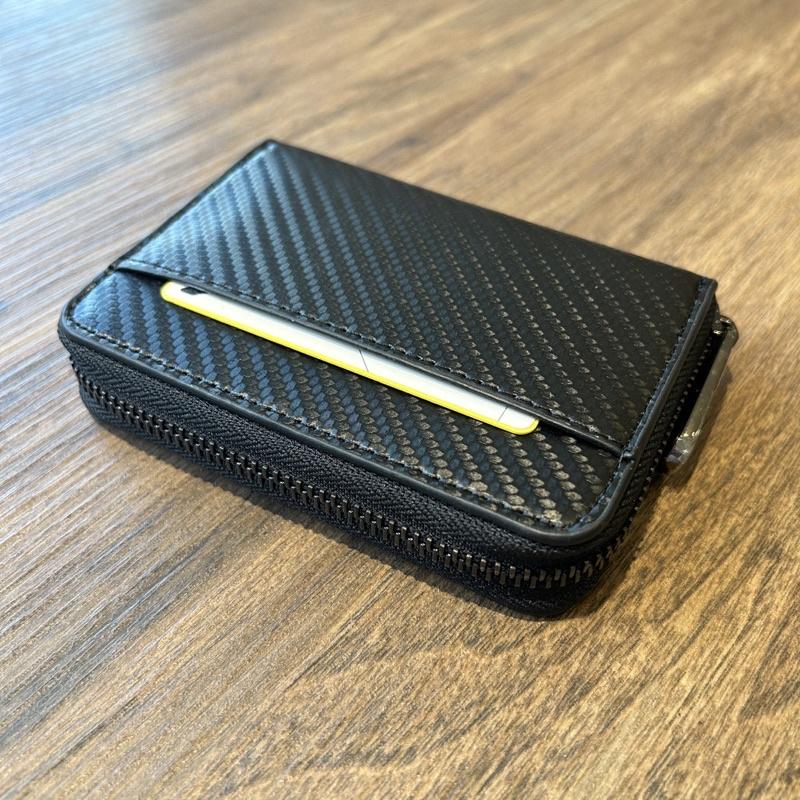 MOLISS｜17color 高質感十字紋小錢包 素皮革零錢包 耐磨小錢包 日式錢包 鑰匙包 皮包 皮夾 短夾 男 女-細節圖8