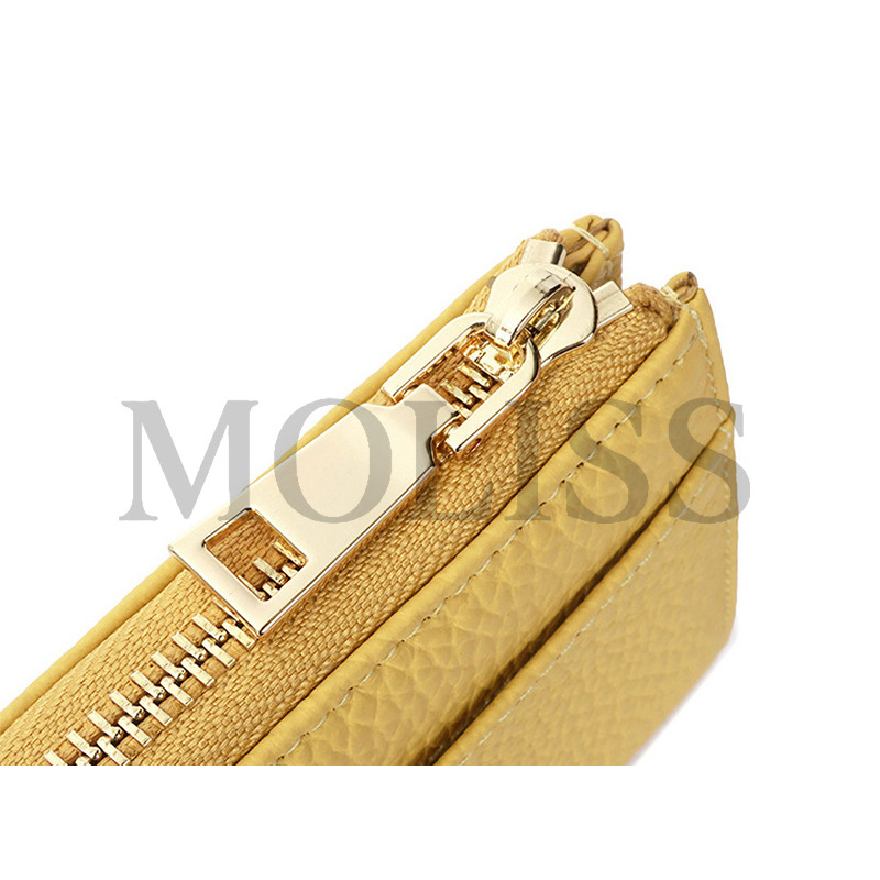 MOLISS｜4color 悠悠輕便長夾 楺軟真皮錢包 牛皮錢包 防盜刷 零錢包 手機包 錢包 女生 女 小ck mk-細節圖6