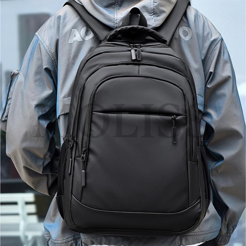 MOLISS | 15.6吋電腦包 北方公約後背包 筆電後背包 透氣後背包 行李廂插桿 後背包 旅行包 上課包 上班包-細節圖3