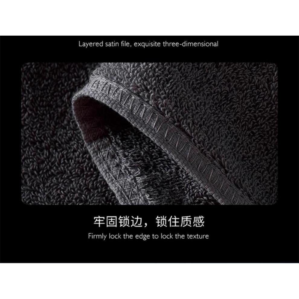 MOLISS｜450g 幾內亞灰黑浴巾 重磅純棉 重磅純棉 質感佳 禮物 送禮 不知道送什麼 男人 男生-細節圖7