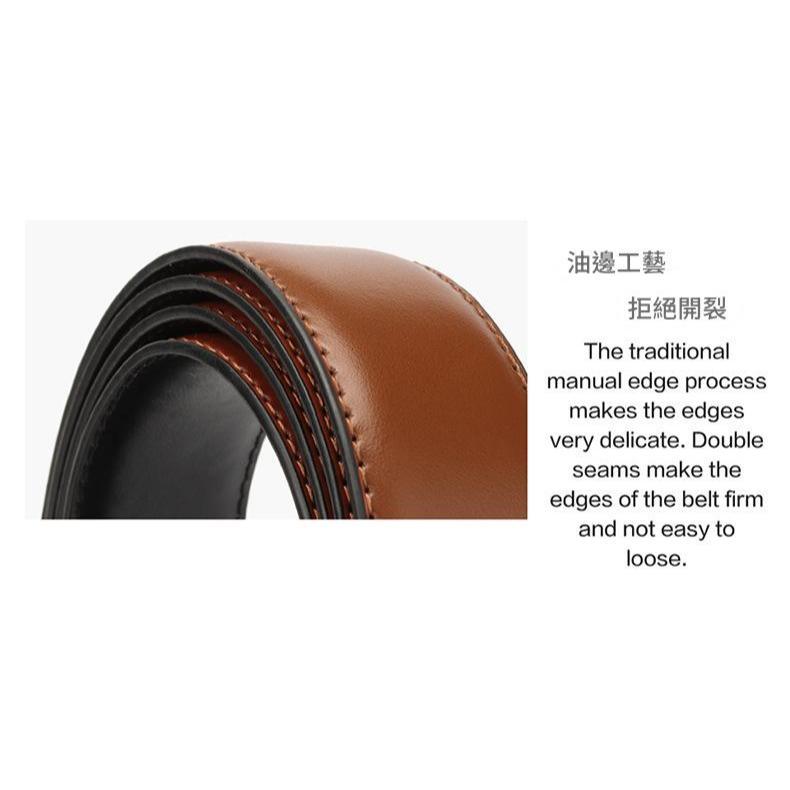 MOLISS｜班頓旋轉扣兩面真皮皮帶 西裝褲皮帶 牛仔褲皮帶 黑色皮帶 牛皮皮帶 男人 男生 禮物 送禮-細節圖7
