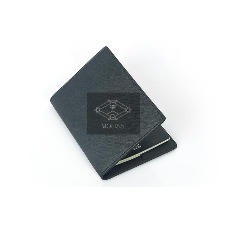 MOLISS｜2size RFID 史密斯皮革護照夾 十字紋防刮 防盜刷感應 男生禮物 護照包 護照套 真皮 牛皮 禮物-細節圖5