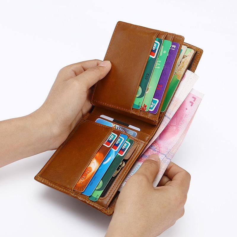 MOLISS｜費昂真皮短夾 快速取卡外卡層 RFID防盜刷 真皮質感 男生禮物 送禮去 信用卡 悠遊卡 皮夾 錢包 財布-細節圖3