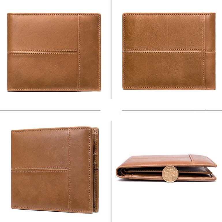 MOLISS｜費昂真皮短夾 快速取卡外卡層 RFID防盜刷 真皮質感 男生禮物 送禮去 信用卡 悠遊卡 皮夾 錢包 財布-細節圖7