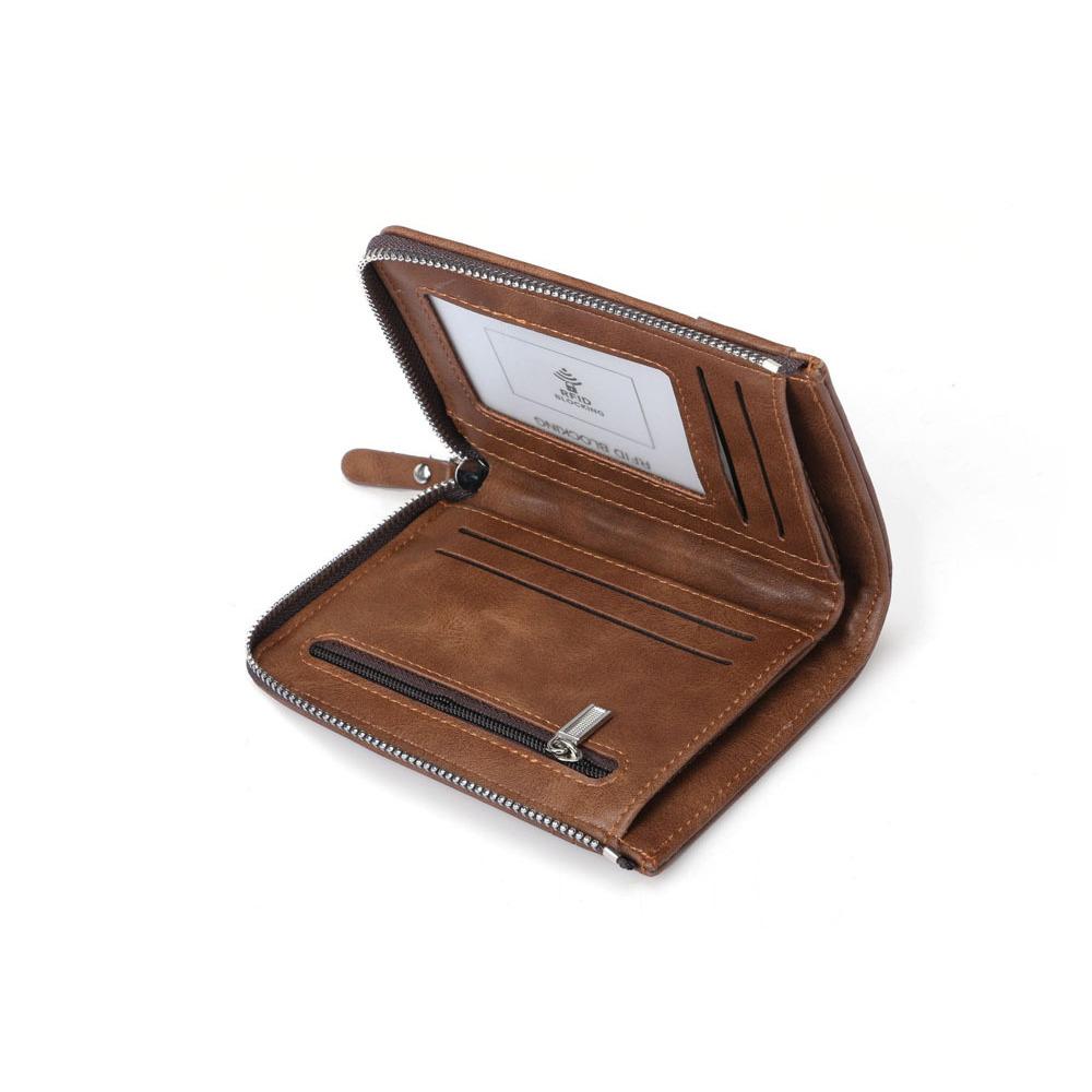 MOLISS｜捷特立式短夾 RFID防盜刷 男生錢包 零錢袋 零錢包 皮革  短夾 皮夾 中夾 錢包 錢夾 皮包 男-細節圖4