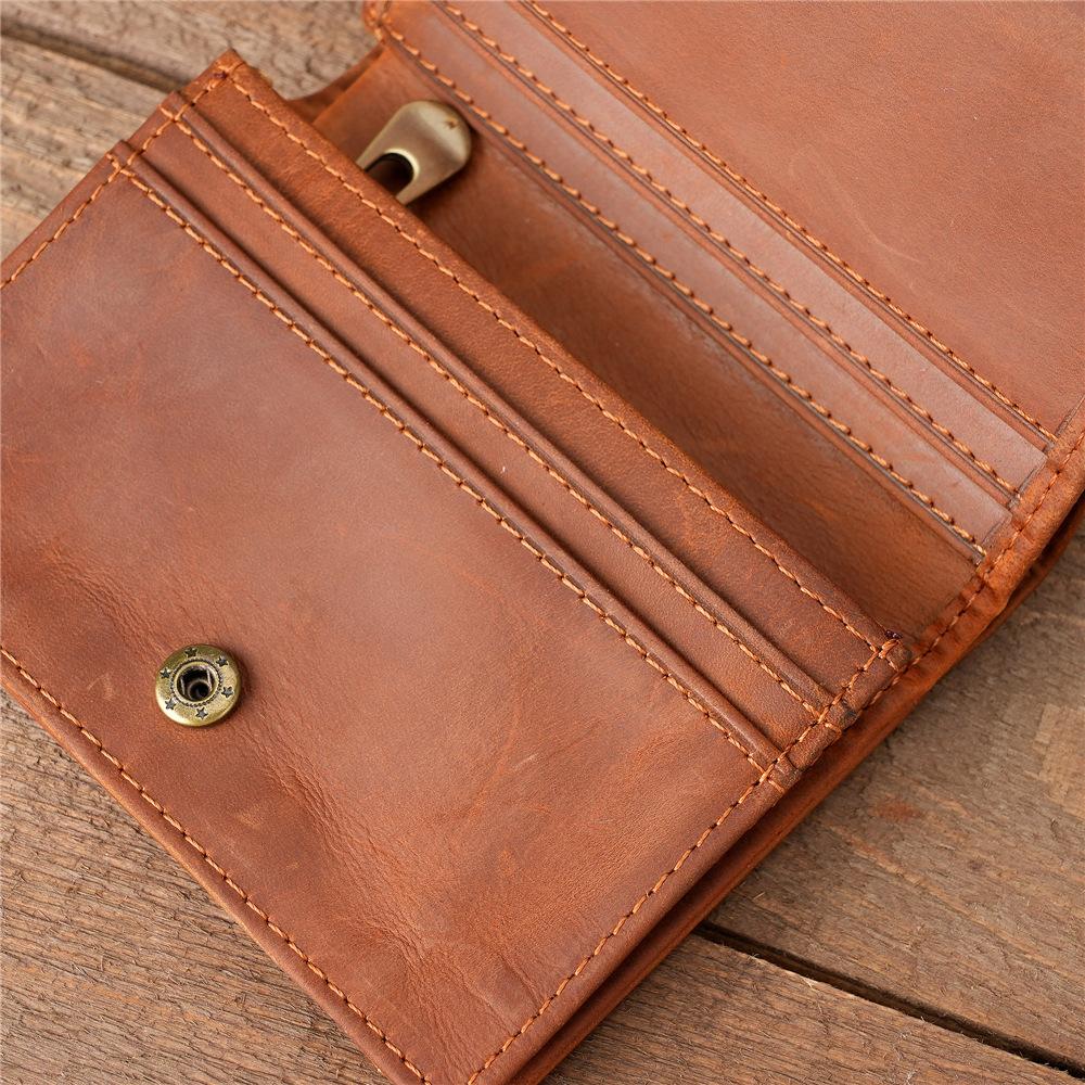 MOLISS｜科斯塔真皮零錢包 迷你皮夾 簡約錢包  輕便短夾 瘋馬皮 名片包 禮物 錢包 皮夾 卡夾 卡包 男生 男-細節圖7