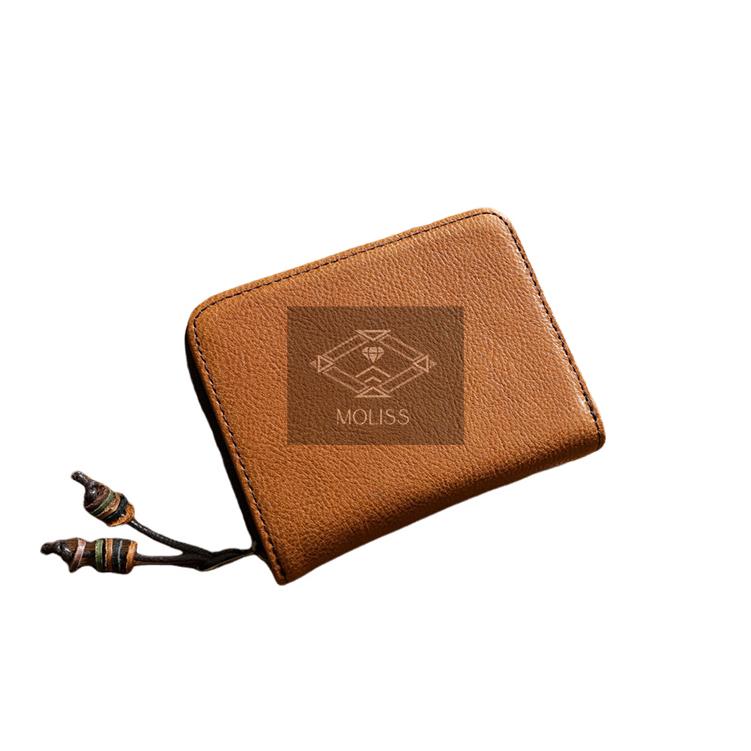 MOLISS｜小鳥遊植物糅真皮中夾 多卡層皮夾 真皮皮件 真皮錢包 小牛皮 手工製 短夾 中夾 皮夾 錢包 財布 禮物-細節圖9