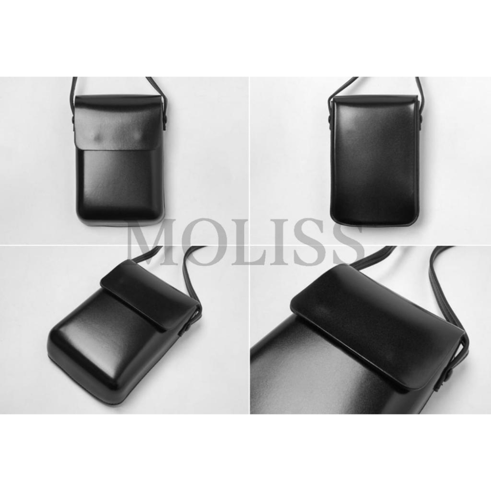 MOLISS｜AirPods 硬漢不好當 硬殼手機包 吸鐵翻蓋 斜背包 肩背包 側背包 耳機包 小方包 小包 男包 男-細節圖3