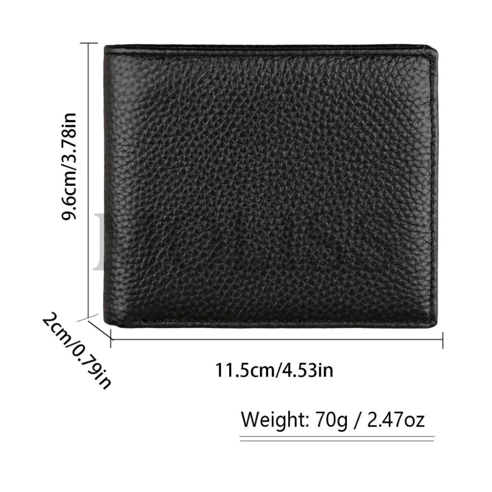 MOLISS｜RFID 經典真皮男短夾 生日禮物 防盜刷 防感應 零錢袋 零錢包 多卡位 兩折式 皮夾 男生 男人 禮物-細節圖9