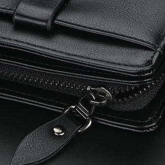 MOLISS｜快取卡層零錢包 機能收納錢包 多功能 零錢包 皮夾 男生 男人 卡包 皮包  卡夾 包包 皮革 禮物 中夾-細節圖3