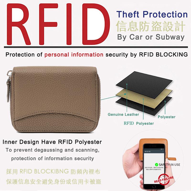 MOLISS｜真皮生財小錢包 RFID防盜刷 男生禮物 快取卡層 現金回饋 信用卡 零錢包 鑰匙包 錢包 招財 男-細節圖8