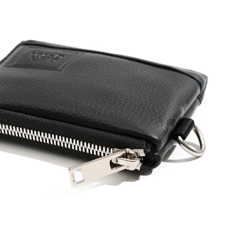 MOLISS｜托米L拉鍊零錢包 男生錢包 男生禮物 素錢包 素皮革 鑰匙包 男包 小包 山系 皮夾 短夾 中夾 皮革 男-細節圖6