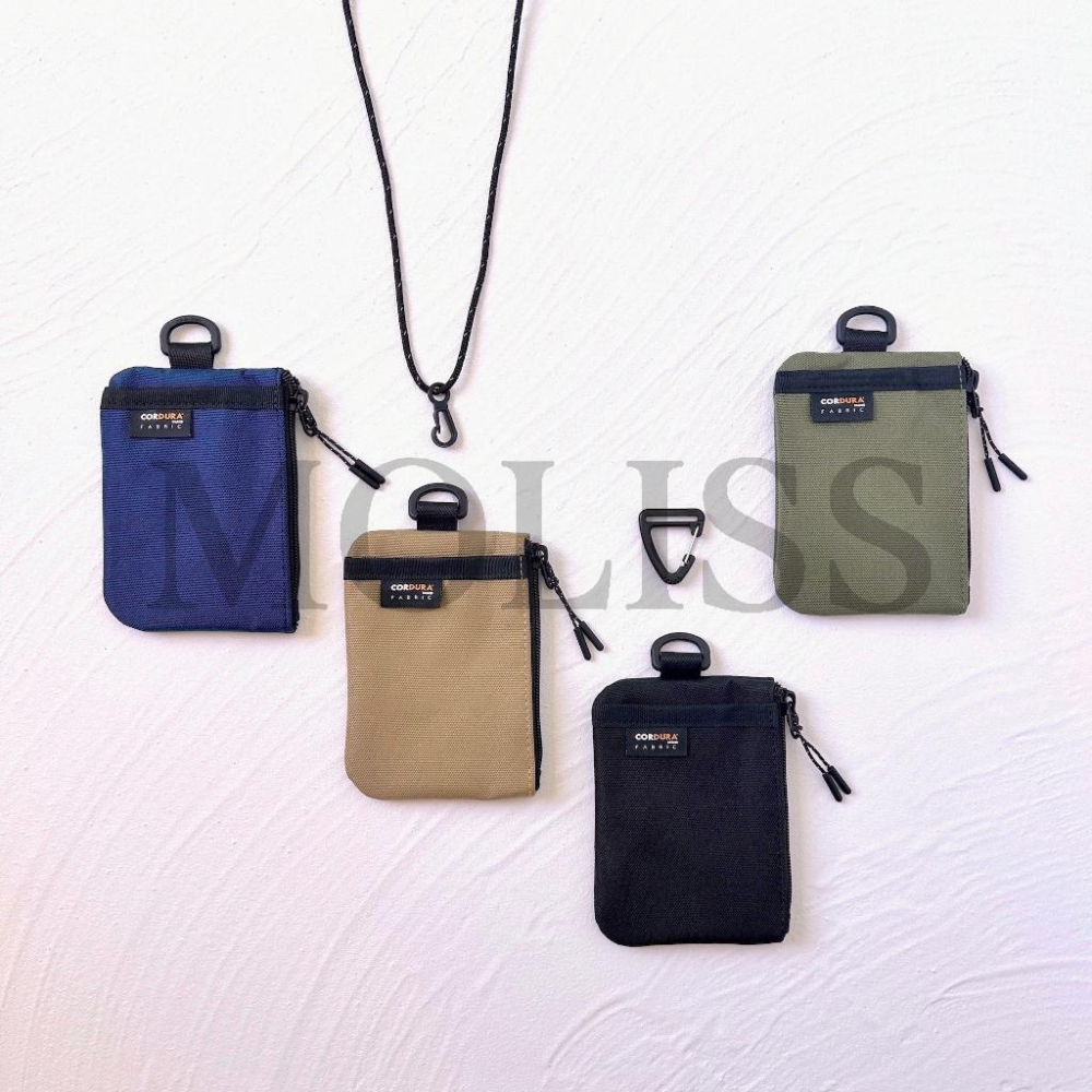 MOLISS｜CORDURA® 哈德森掛繩零錢包 真人CS 抗磨損布料 耳機包 山系 工裝 戶外 露營 錢包 禮物 男-細節圖3