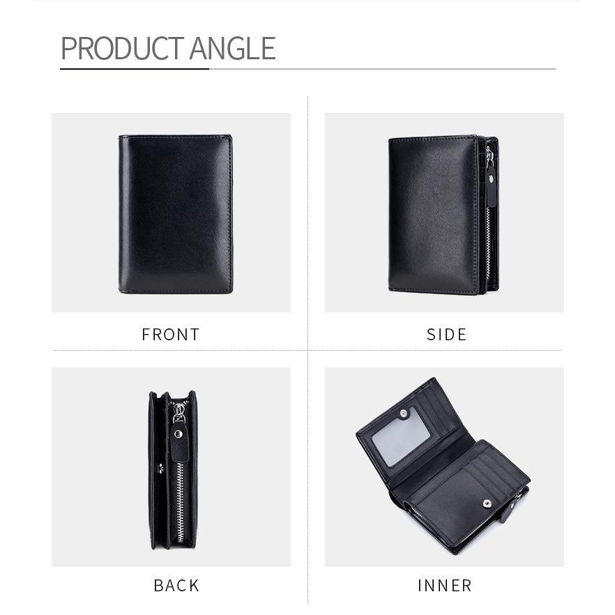 MOLISS｜RFID防盜刷真皮中夾 日本財布 男生錢包  男生禮物  生日禮物 真皮皮夾 零錢包男  皮夾男 短夾 皮-細節圖4