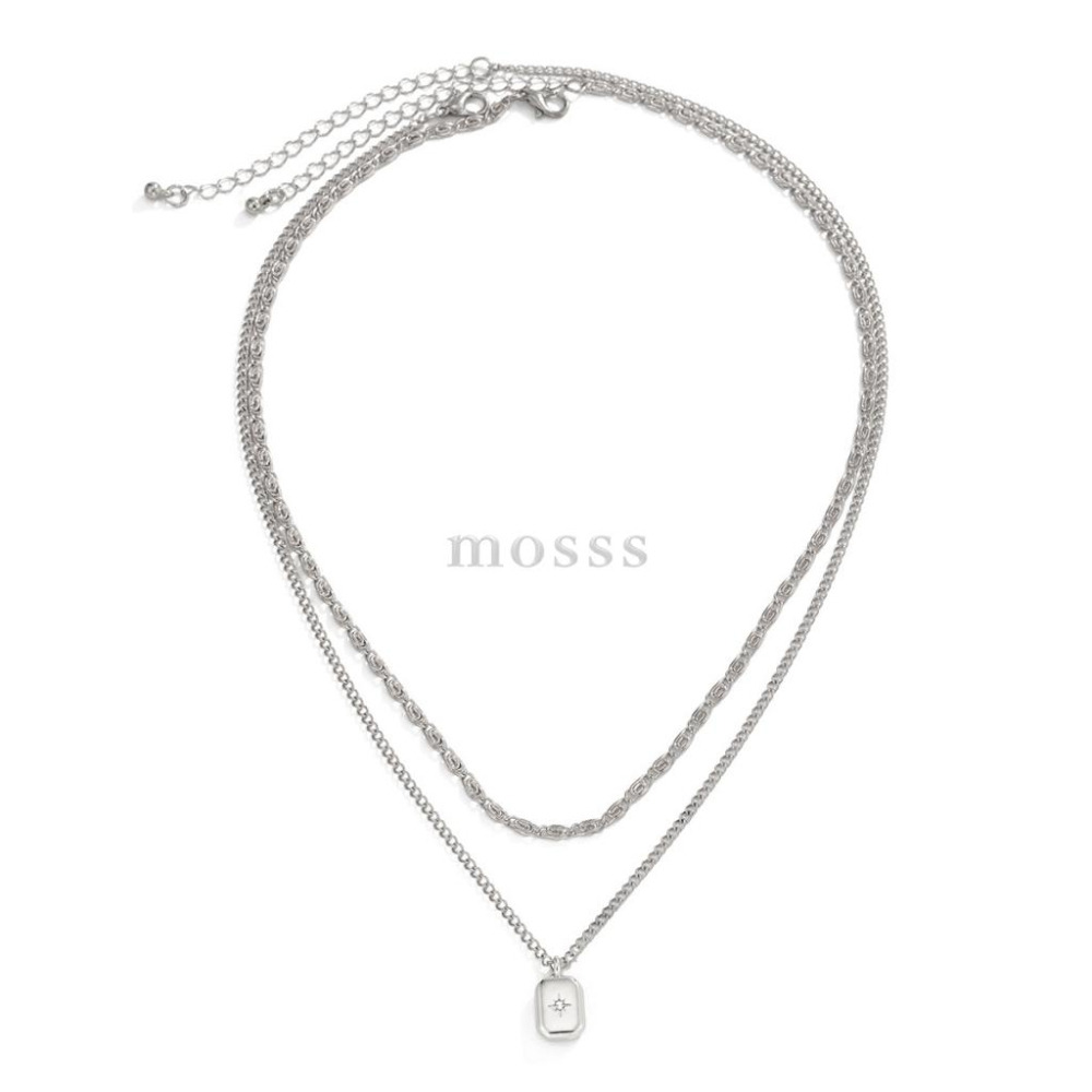 mosss shimmer 微光 雙層項鍊 飾品 中性 男 女-細節圖5