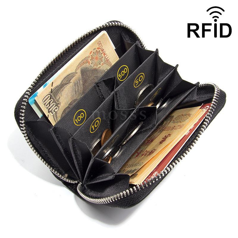 mosss 日旅助攻 日幣六格錢包 韓幣零錢包 RFID防盜刷感應 快取外卡層 零錢分類 硬幣分類 短夾 男 女-細節圖2
