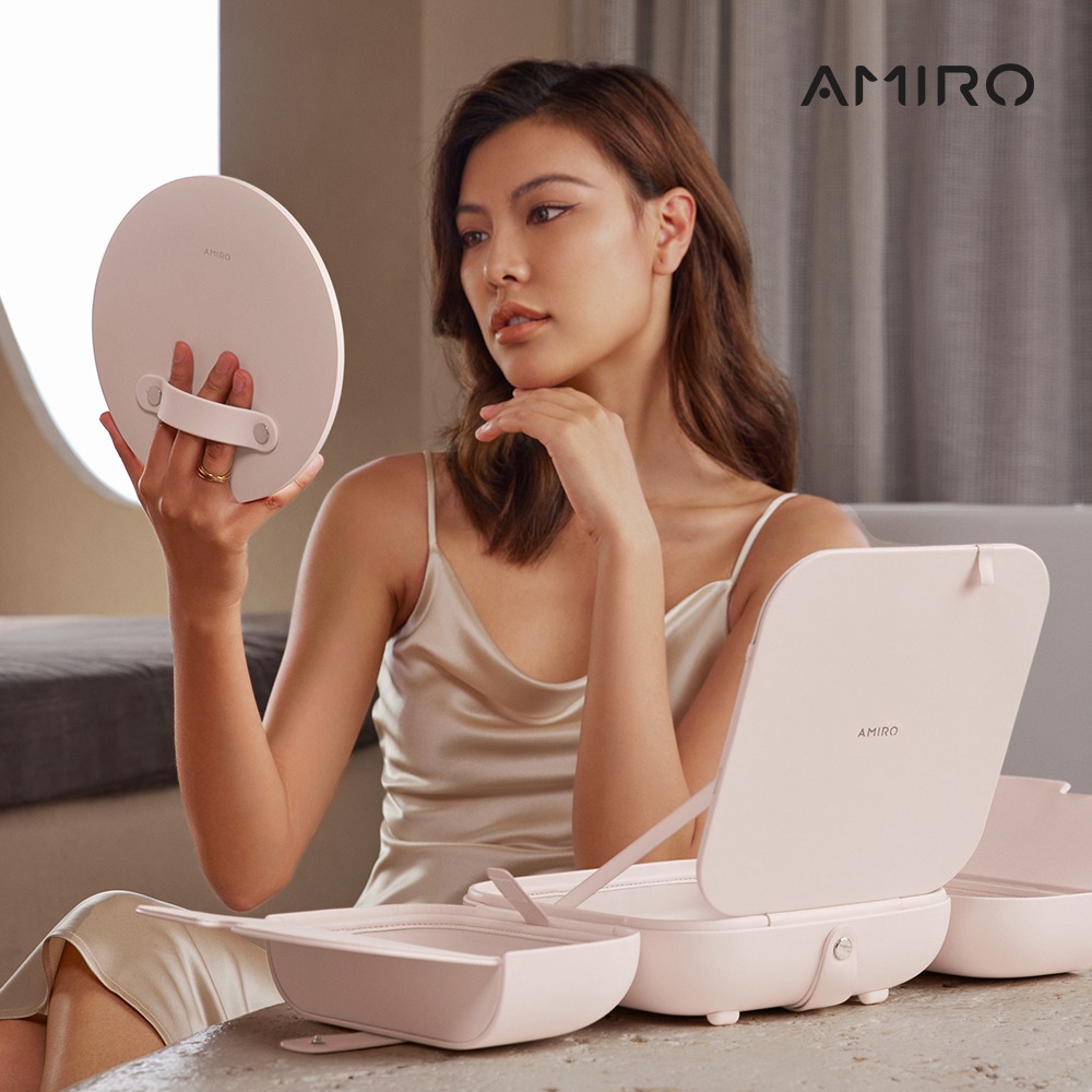 AMIRO覓光 Cube S 行動LED磁吸美妝鏡折疊收納化妝箱-細節圖2